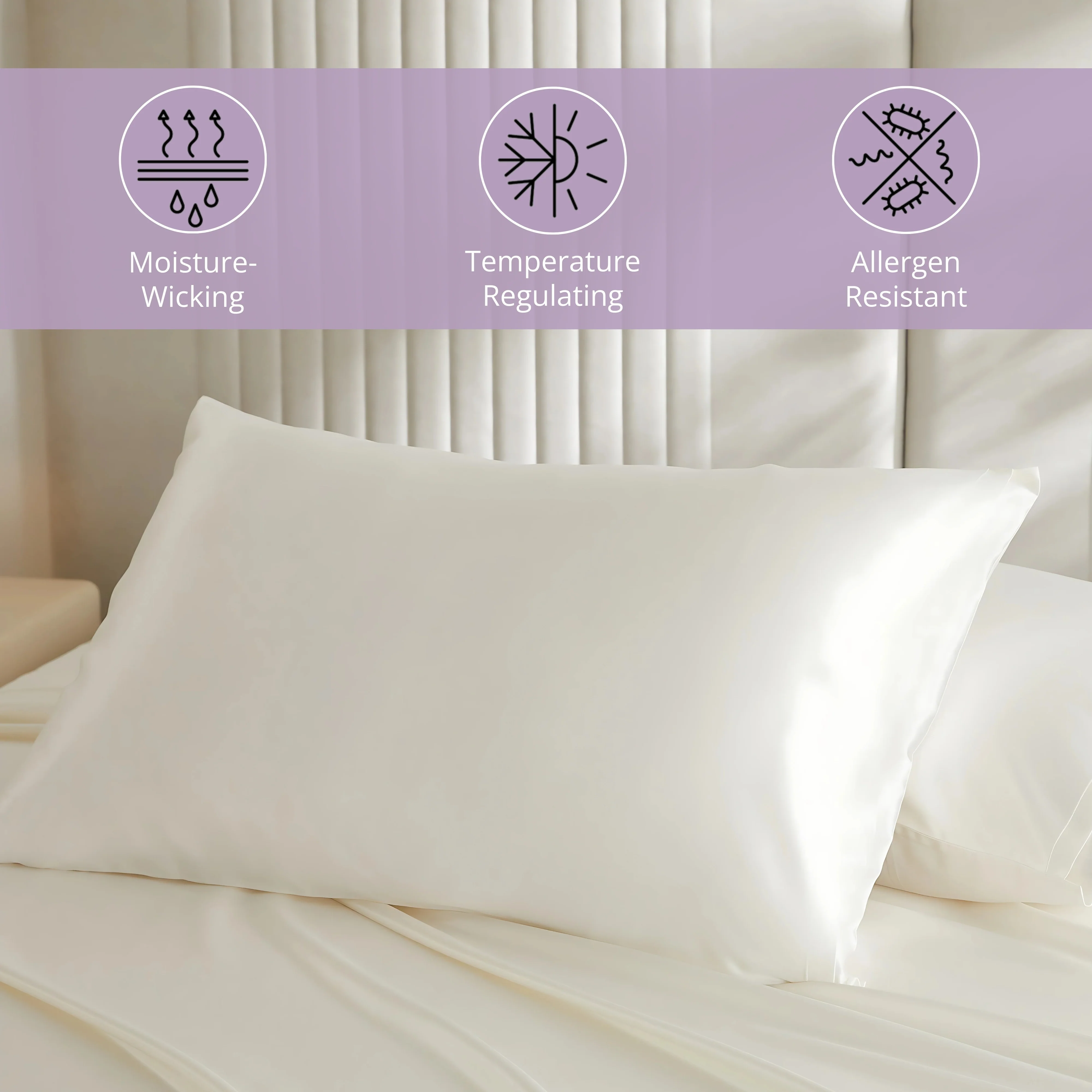 19 Momme Silk Pillowcase - Green - Image 5
