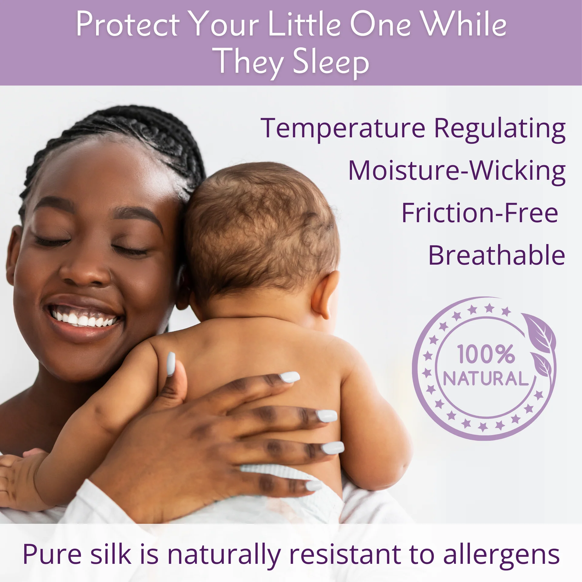 Pure Silk Toddler Pillowcase - Natural Ivory - Image 4